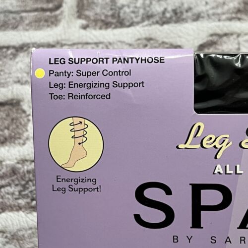 Spanx Shapewear Leg Support All the Way Sara Blakely Size E Black NWT - Picture 3 of 5