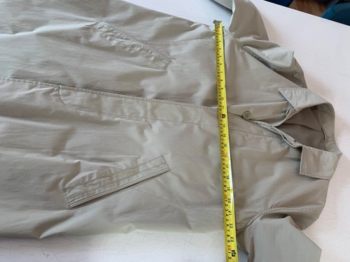 John Lewis mens beige trench coat raincoat, lined, size M - Picture 6 of 13