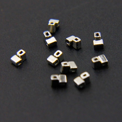 10 piezas tubos cruzados prensables accesorios de ortodoncia dental acero inoxidable - Imagen 6 de 7