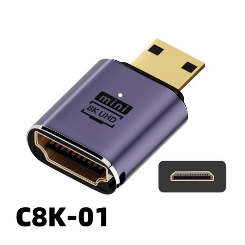 to Female UHD 8K 60HZ Converter HDTV Adapter Mini /Micro HD to HDMI-compatible - Picture 15 of 21