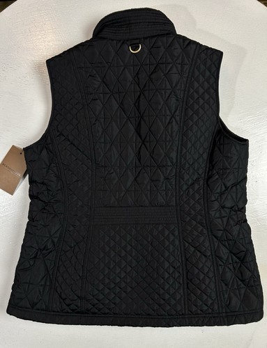 Weatherproof Women Size LARGE Mid-length Full Zip Vest Black Quilted Sleeveless - Picture 5 of 8