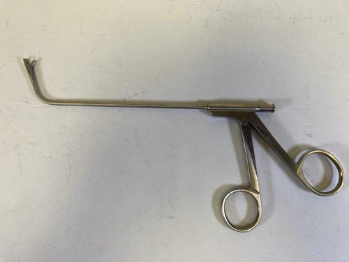 XOMED Integra 3712301 Frontal Sinus Recess Giraffe Forcep 110° Vertical Jaws ENT - Picture 1 of 10