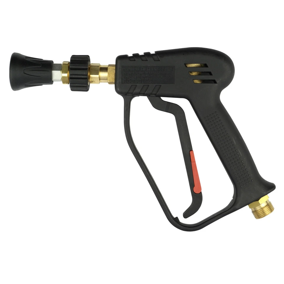 MARKENLOS Hochdruckpistole M22 AG + 1/4" Düse und kurzer Lanze für Kränzle Kärcher HD HDS