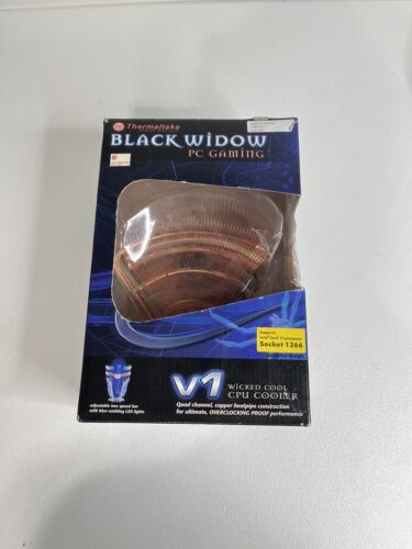 Thermaltake Vintage Full Copper PC cpu cooler: V 1 Black Widow Open Box 2008 - Picture 21 of 21