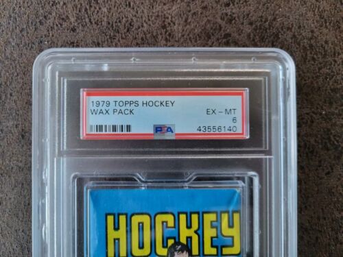 1979-80 Topps HOCKEY Original Unopened Wax Pack PSA 6 Rare! Gretzky Rookie? - Picture 2 of 4