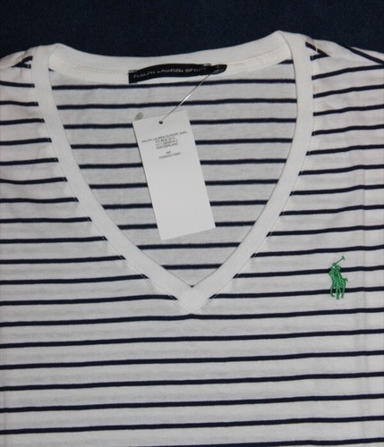 Ralph Lauren maritimes Ringel-Shirt NEUW Gr.L blau-weiß - Bild 2 von 3