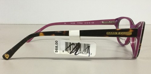 Occhiali da vista donna Hard Candy, HC09 rosa tartaruga 51-16-135 - B4 - Foto 4 di 7