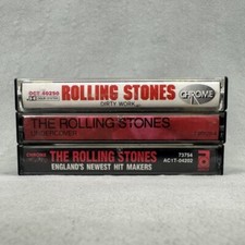 3 The Rolling Stones Cassette Tapes Englands Newest Hit Makers, Dirty Work +