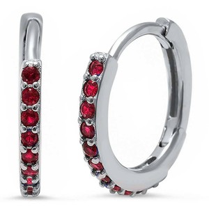 Ruby-Huggie-Hoop-Earrings-in-Solid-Sterling-Silver-JULY-BIRTHSTONE