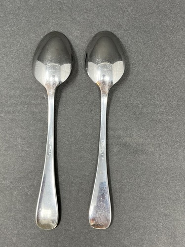 Oneida Baguette Stainless Steel Flatware Set of 2 Teaspoons - Picture 3 of 4