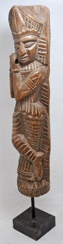 Antique Wooden Tribal Goddess Carving Figurine Original Old Fine Hand Carved - Picture 3 of 8
