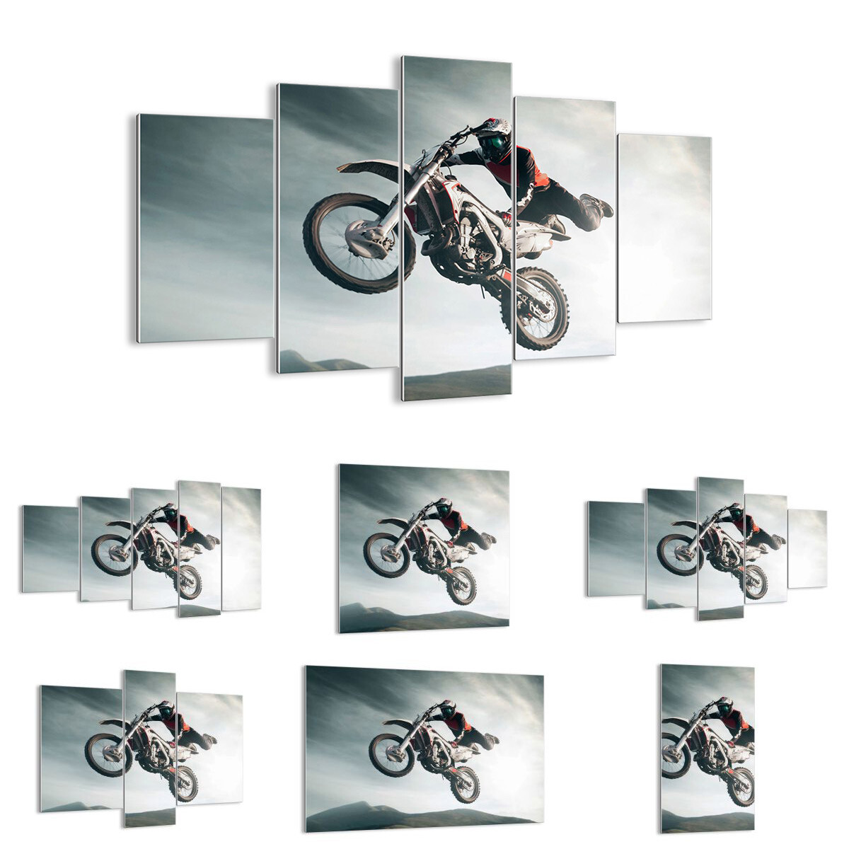 IMAGE SUR VERRE - TABLEAUX moto de motocross 30 FORMES FR 4069 IMAGE SUR VERRE - TABLEAUX moto de motocross 30 FORMES FR 4069