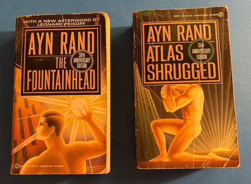 The Fountainhead Book by Ayn Rand Paperback Preowned Philosophy Leonard Peikoff