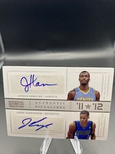 Jordan Hamilton & Jared Cunningham 2012-13 Panini National Treasures Auto /49
