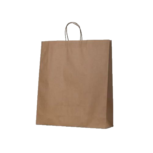 Brown Kraft Paper Carry Bags Extra Large Pack of 50 - Picture 1 of 1