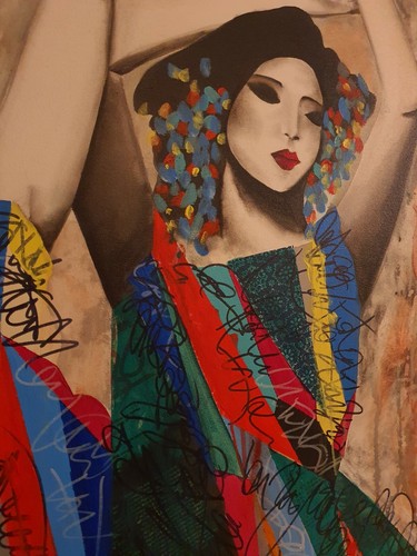CHINAS - Obra actual Acrílico y Decoupage - Imagen 9 de 12