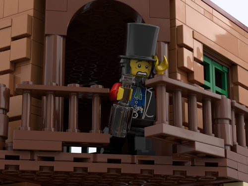 LEGO MOC Custom PDF Modular Wild West Saloon and Inn Instructions! - Picture 8 of 8