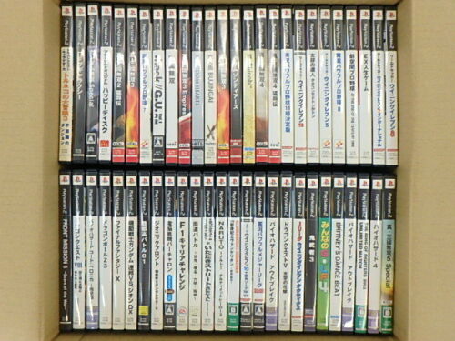 【Lot 50 set】SONY PlayStation PS1 PS2 Software random Junk Japanese WHOLESALE - Picture 3 of 5