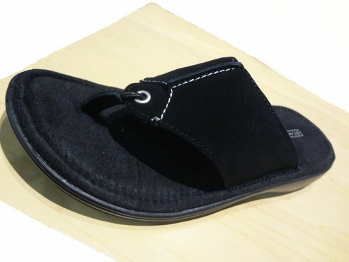 STACY ADAMS MEN'S FREEPORT SANDAL BLACK Suede 24666 008 - Picture 2 of 2
