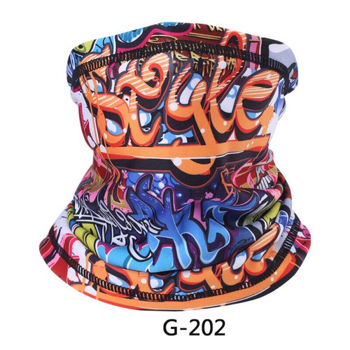 Winter 3D Skull Clown Neck Gaiter Fleece Warmer Ski Half Face Mask Tube Scarf - Picture 21 of 33