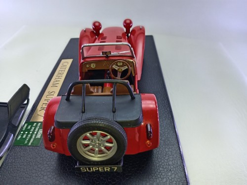 ANSON 1/18 - CATERHAM SUPER 7 IN ROSSO - OTTIME CONDIZIONI - Foto 9 di 24