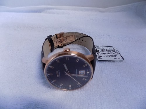 MIDO Commander Big Date Roségold-Schwarz Herrenuhr M0216263605100 NEU - Bild 9 von 9