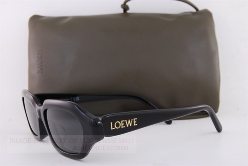 Brand New LOEWE Sunglasses LW 40157U 01A Black/ Dark Gray For Women - Picture 4 of 7