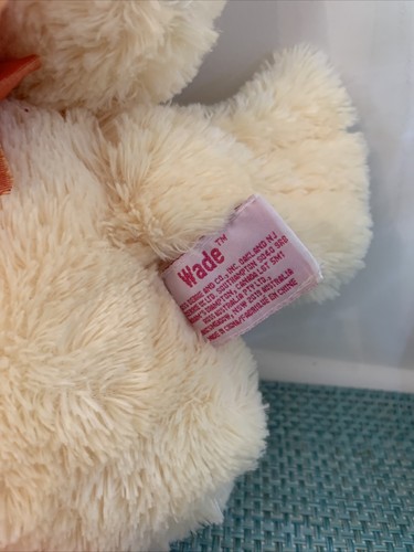 RUSS 2019 Plush Yellow Duck WADE 16" NICE! Orange bill- Machine washable EUC - Picture 3 of 7