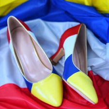 Narrenschuhe "Moguntia + Colonia" LADY", Fastnacht, Karneval, Fasnacht