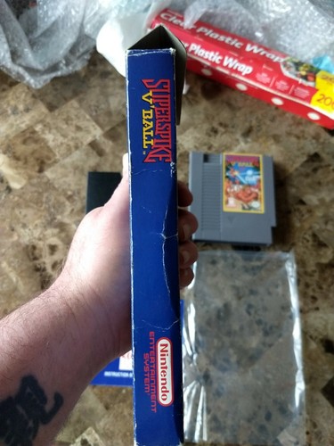 Super Spike V'Ball (Nintendo NES, 1990) * CIB * Complete in Box * authentic - Picture 4 of 9