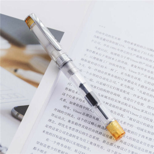 Pluma Extra Fina Plumín 0.38mm 2025 Escritura #s Ala Cantada 3003 Fuente Transparente - Imagen 16 de 18