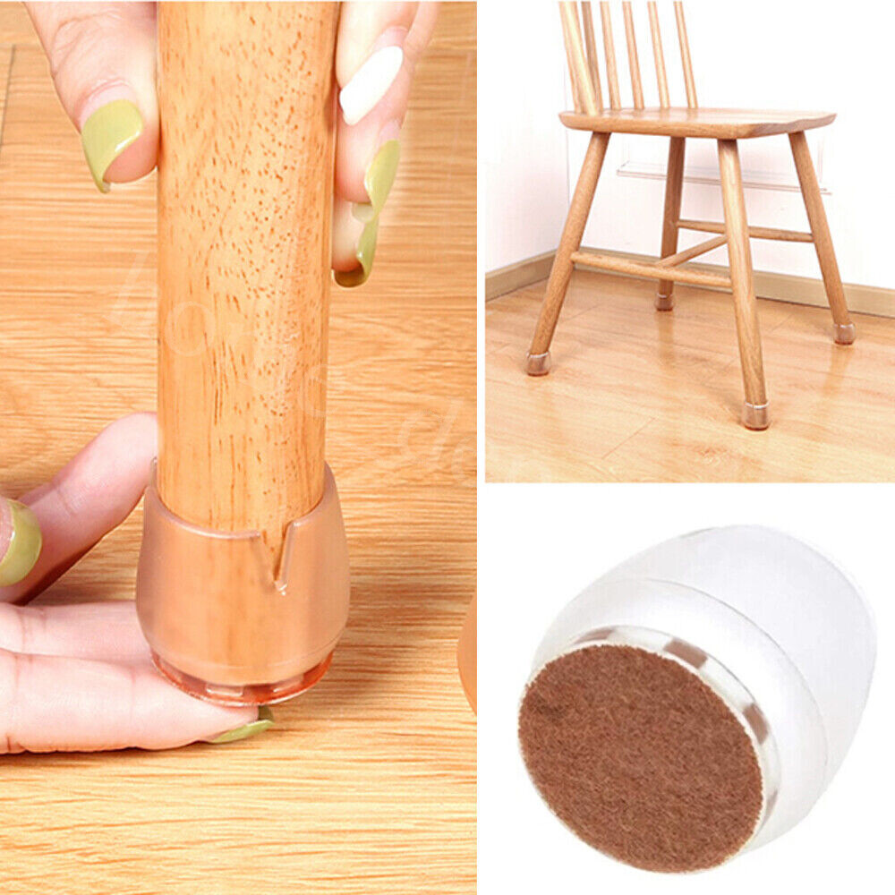 8pcs Chair Leg Protector For Ruby Slider Hardwood Floors Fits Most