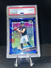 2023 Optic Blue Scope #244 CJ Stroud Texans RC Rookie PSA 10 GEM MINT RARE!!