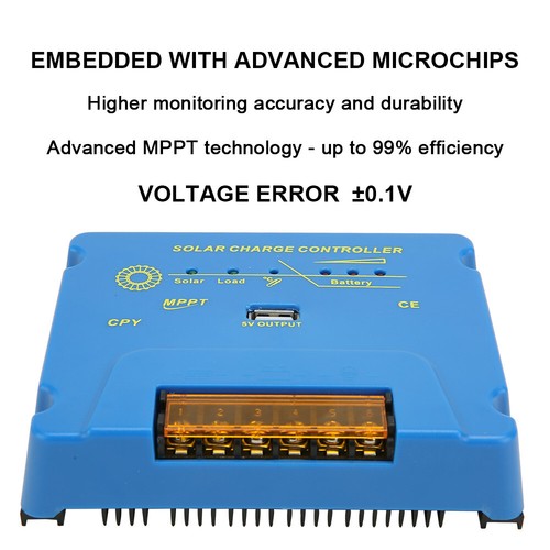 20A 12V/24V MPPT Solar Controller Solar Panel Charge Battery Regulator USB 5V - Picture 3 of 12