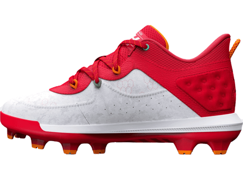 UNDER ARMOUR UA Harper 8 TPU Jr. Baseball Cleats Red US Youth Size 5 NEW $65 - Picture 3 of 5