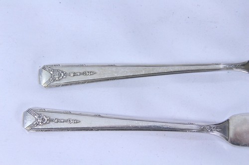 Community Plate Milady Oneida 8 Grille Forks 1 Spoon 1 Butter Knife Lot of 10 - Picture 5 of 6