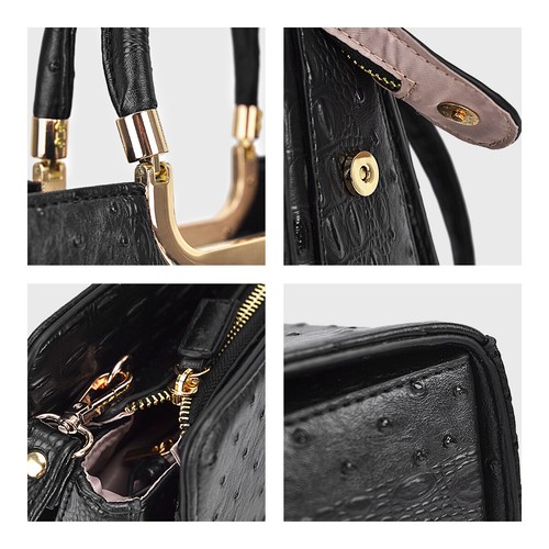 Women's Classic Handbags Top Handle Shoulder Satchel Work Purse Bag with Wallet - Picture 16 of 119