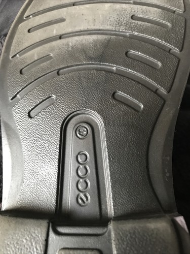 Ecco Holton Apron Front Tie Dress Casual Shoes Mens Size 40 Leather Cognac Brown - Picture 8 of 8