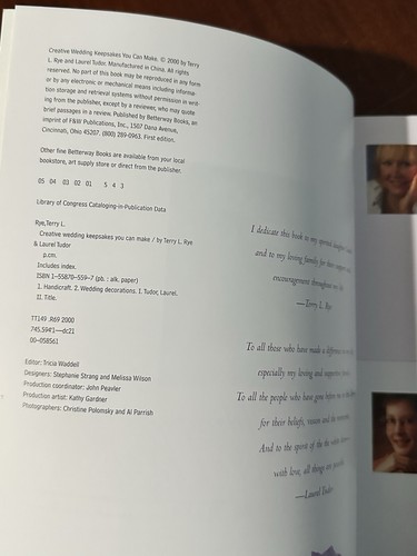 Creative Wedding Keepsakes You Can Make Rye Tudor 2000 Bridal Crafts Bride Groom - Picture 6 of 16