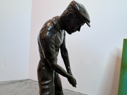 (Needs Repair) 1978 Ben Hogan Bronze Golf Statue By David Goodrich Signed 52/600 - Picture 16 of 22