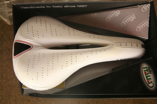 Vintage NOS NEW Selle Italia white Lady ladies LDY Sport womens cycling saddle - Picture 2 of 7