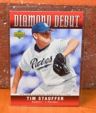 GREAT BASEBALL CARD UPPER DECK DIAMOND DEBUT SAN DIEGO PADRES TIM STAUFFER