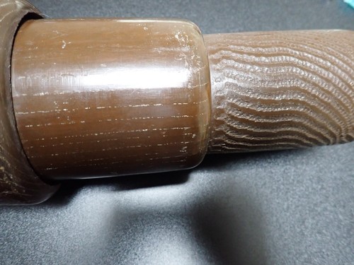 Vintage ca. 1,2 kg 40 cm 15,7' Shido Shozan Holz Sosaku Kokeshi Puppe - Bild 12 von 14