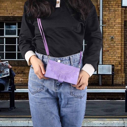 For Samsung S23 Plus S22 S21 S20 S10 S9 S8 Wallet Card Holder Leather Case Cover - Picture 2 of 43