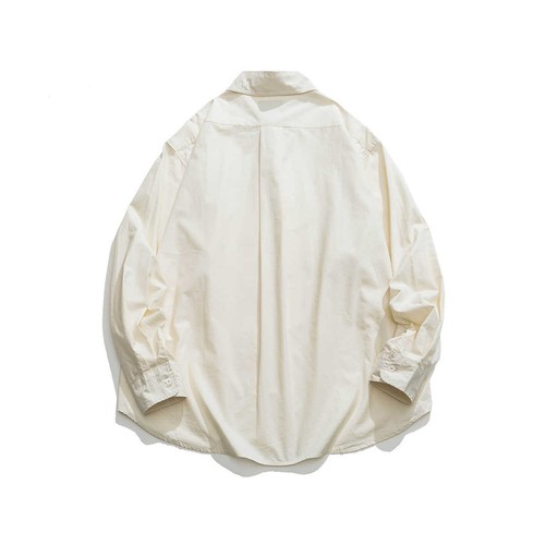 Spring Autumn Shirt Men Button-Up Fashion Casual Party Long-Sleeved Coat - Imagen 7 de 19