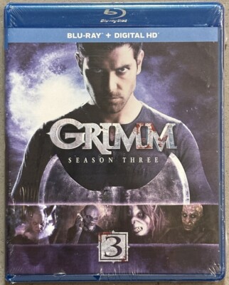 Grimm: Season Three 3 (Blu-ray Disc, 2014, 4-Disc Set) - New