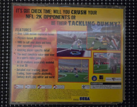 NFL 2K (Sega Dreamcast, 1999) USED