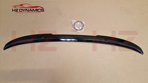 SPOILER LABBRA STIVALE POSTERIORE NERO LUCIDO CS LOOK PER BMW SERIE G30 5 2017 20 BODYKIT - Foto 6 di 8