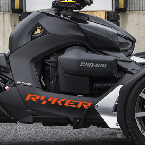BRP CAN-AM CANAM RYKER SPYDER STICKER DECAL 2 PACK STICKERS DECALS 19x2.6'' - Picture 16 of 21