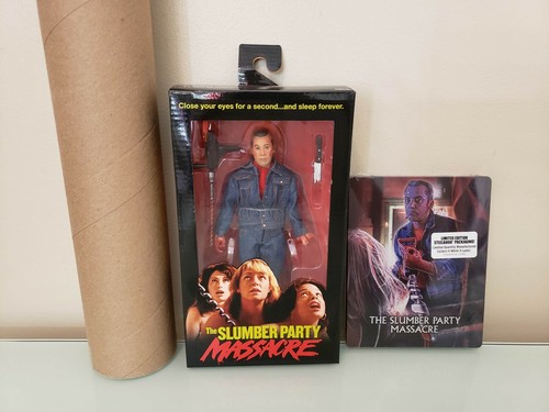 The Slumber Party Massacre Limited Edition Steelbook/Neca Actionfigur/Poster - Bild 3 von 9